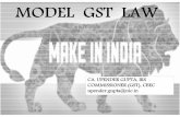 MODEL GST LAW - Central Goods & Services Tax · 2018-12-31 · BASIC FEATURES.… Model GST Law is divided into 27 Chapters, 178 Sections, 4 Schedules and GST Valuation (Determination