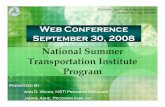 National Summer Transportation Institute ProgramNational Summer Transportation Institute Program Federal Highway Administration Sports and Recreation Program exposes students to sports