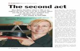 INTERVIEW/MARTINA NAVRATILOVA The second act · You must be aware of one inter-pretation of your return, that you came back because you couldn’t stay away, you were bored and needed