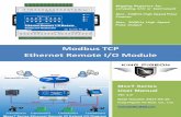 Modbus TCP Ethernet Remote I/O Module › images › I › B1... · 2018-06-06 · Modbus TCP Ethernet Remote I/O Module Model List Model Descriptions DC Output DC Input Typical Power