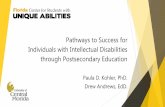 Pathways to Success for Individuals with Intellectual ... Slides_06_26_ 2018.pdf · Pathways to Success for Individuals with Intellectual Disabilities through Postsecondary Education.
