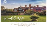 Grim’s Dyke Hotel Weddingsgrimsdyke.com/wp-content/uploads/2019/02/2019-2020-weddings.pdf · Honeymoon suite for the wedding night with a bottle of champagne Nine main house bedrooms
