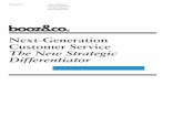 Next-Generation Customer Service The New Strategic ... · Customer Service study to more fully understand where customer service is headed. The study reflects more than 30 face-to-face