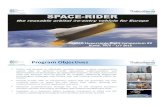 35.1 SPACE RIDER, the Reusable Orbital & Re-entry Vehicle ... · Title: 35.1 SPACE RIDER, the Reusable Orbital & Re-entry Vehicle for Europe - Massobrio, Rufolo Author: Gustavo Scotti