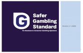 For Business to Consumer Gambling Operators...Stage Task Month Stage 1: Scoping and contract Operator submits enquiry about accreditation. 1 Assessor and operator meet to agree scope