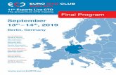 Berlin 2019 - Euro CTO Club 2020 – 11.-12. Sept. 2020 Program_2019-09-13.pdf · of percutaneous coronary intervention with a procedural outcome comparable to non-CTO lesions if