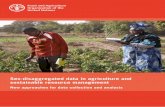 Sex-disaggregated data in agriculture and sustainable ... · incorporate sex-disaggregated data in survey modules on agricultural productivity and climate change. In addition to highlighting