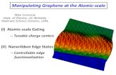 Manipulating Graphene at the Atomic-scaleonline.itp.ucsb.edu/online/graphene-c12/crommie/...Manipulating Graphene at the Atomic-scale (I) Atomic-scale Gating--Tunable charge centers