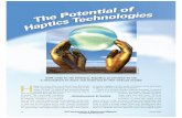Still only in its infancy, haptics promises to be a ...jmconrad/ECGR6185-2008... · H aptics is a term that was derived from the Greek ... Still only in its infancy, haptics promises