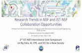 Research Trends in NSF and JST -NSF Collaboration Opportunities · Revolution. Navigating the . New Arctic. Understanding the Rules of Life: Predicting Phenotype. PROCESS IDEAS. Mid-scale