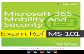 Exam Ref MS-101 Microsoft 365 Mobility and Security€¦ · Exam Ref MS-101 Microsoft 365 Mobility and Security ... SharePoint Online and OneDrive for Business 267 Plan for restoring