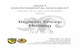Bighorn Sheep Hunting - sbcvote.ussbcvote.us/pdf/forms/clerk/Postings/2019/03/DraftEID_BighornSheep_signed.pdfNelson bighorn sheep currently in development is necessary to help mediate