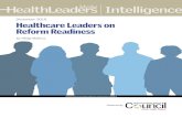 December 2010 Healthcare Leaders on Reform Readinesscontent.hcpro.com/pdf/content/260118.pdf · December 2010 Healthcare Leaders on Reform Readiness C HEAL THLEADERS MEDIunci A l