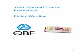 Year Abroad Travel Insurance · PYAT120816 Year Abroad Insurance 2 Contents. Schedule of Compensation 3 Schedule of Compensation (continued) 4 Travel & Security Assistance Services