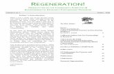 REGENERATION · 2009-02-20 · REGENERATION! N EWSLETTER OF THE C OMMUNITY F ORESTRY & E NVIRONMENTAL R ESEARCH P ARTNERSHIP P ROGRAM Volume 9, no. 1 Winter 2009. Editor’s Introduction