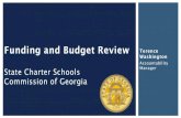 Funding and Budget Review Terence Washington › sites › scsc.georgia.gov › files › related_files... · Funding is updated for Amended Budget. The GADOE “3 Count” is used