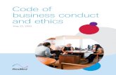 Code of business conduct and ethics · 4 ResMed code of business conduct and ethics Commitment to quality and continuous improvement ... honor of managing part of their investment