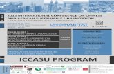 ICCASU PROGRAM - Africa-China Urban Initiativeurban-africa-china.angonet.org › ... › iccasu_program... · 2015 international conference on chinese and african sustainable urbanization