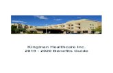 Kingman Healthcare Inc. 2019 - 2020 Benefits Guide · 2019 - 2019 KHI Bi-Weekly Premium Rates Medical- PPO Plan Coverage through Blue Cross Blue Shield of Arizona Bi-Weekly Rates