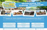Welcome to Camp Thailand & Congratulations! We …...Welcome to Camp Thailand & Congratulations! We have received your deposit and your place is secured! This document contains important