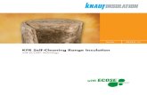 KFR Self-Cleaning Range Insulation - Pacor Inc. · KFR Self-Cleaning Range Insulation with ECOSE® Technology Description Knauf Insulation KFR Self-Cleaning Range Insulation is a