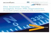 The Investor Study: Insights from PRI Signatories€¦ · business value of their sustainability initiatives – but just 7% of investors agree. • These striking gaps expose the