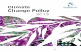 Climate Change Policy - hobsonsbay.vic.gov.au · human activity is causing climate change. Climate change is a common concern of humankind and responding to climate change is a responsibility