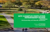 OFF-CAMPUS EMPLOYER - UND · 1 internship university of north dakota career services 2891 2 nd ave.n., stop 9014 grand forks, nd 58202 701.777.4103 und.edu/careerservices off-campus