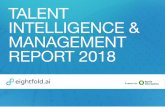 Talent Intelligence & Management Report 2018pages.eightfold.ai/rs/278-NXO-307/images/Talent... · Talent Intelligence & Management Report 2018 2Harris Media Survey At Eightfold™,