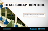 TOTAL SCRAP CONTROL · scrap removal, crushers, lasers, spiral conveyors, offset tray systems and telescopic tray systems. With flexible design parameters that can adapt to any situation,