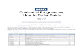 Credential Programmer How to Order Guide - HID Global...Welcome to the Credential Programmer How to Order Guide. HID Global ® offers a variety of credential programmers enabling field