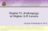 Digital TL Andragogy at Higher ILR Levels › e › learn › e › newtrends › ... · Sources & References •Edutainme.ru and other interuniversity projects; •research by ECT