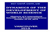sci-conf.com.ua...3 UDC 001.1 BBK 87 The 2nd International scientific and practical conference ³Dynamics of the development of world science ( October 23-25, 2019) Perfect Publishing,