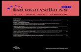 Vol. 22 Weekly issue 12 23 March 2017 - Eurosurveillance · Article submitted on 10 March 2017 / accepted on 23 March 2017 / published on 23 March 2017 As many countries in Europe