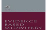 royal college of midwives - RCM · 2018-12-12 · royal college of midwives evidence based midwifery ISSN: 1479-4489 December 2008 Vol.6 No.4 1109–144_ebm_covers.indd 109–144_ebm_covers.indd