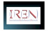 IREN was created as a consortium for a - RadioGraphy › files › 2016 › 02 › IREN_PPT.pdf · IULM University, Milan, Italy, Marta Perrotta University of Hamburg, Germany, Hans