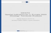 SIESTA Spatial Indicators for a ‘Europe 2020 Strategy ... · Spatial Indicators for a ‘Europe 2020 Strategy’ Territorial Analysis Applied Research 2013/1/18 Revised Inception