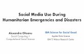 Social Media Use During Humanitarian Emergencies and Disasters › talks › SM-disaster-may-2018.pdf · Events & Social Media High volumes of event-related tweets • 25+ million
