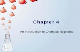 An Introduction to Chemical Reactions › userfiles › 3080 › ... · Balancing Equations – Strategies (3) • Strategy 3: If polyatomic ions do not change in the reaction, and