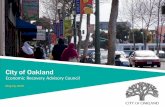 City of Oakland · 2020-05-19 · Latino Chamber Oakland Indie Alliance Visit Oakland Alameda County Building Trades California Labor Federation ... Restaurant Pop-up and Cannabis