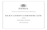 FF-086-0-33 Elevation Certificate and Instructions, … ElevCert...The Elevation Certificate is required in order to properly rate Post-FIRM buildings, which are buildings constructed