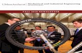 FALL 2018 NEWSLETTER - UMass Amherst › sites › default › files › mie › 2018_Fall_MIE_Ne… · This newsletter is published in the Fall and Spring Semesters by the Mechanical