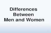 Differences Between Men and Women - The Marriage Library › Core › Philly Differences-Men-Women-… · Differences Between Men and Women. Divine Principle: God is the perfect harmonized