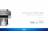 Epson SureColor P6000 | P8000 · New Epson UltraChrome® HD 8-Color Pigment Ink-Superior black density*-Improved gloss uniformity-Better print permanence-These printers are designed