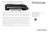 Epson WorkForce M200 - CNET Content Solutions · 2017-05-30 · The Epson WorkForce M200 is an all-in-one monochrome integrated ink tank system printer with Ethernet connectivity
