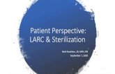 Patient Perspective: LARC & Sterilizationmdepinet.org/wp-content/...Patient-Perspective-Beth... · Patient Perspective: LARC & Sterilization Beth Hodshon, JD, MPH, RN September 7,
