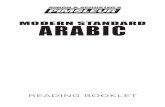 MODERN STANDARD ARAbic - Playaway › pimsleur › booklets › ArabicMS_Phase1-Bklt.pdf · Modern Standard Arabic is the written language used for all Arabic books, newspapers, street