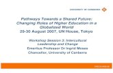 Pathways Towards a Shared Future: Changing Roles of …archive.unu.edu/globalization/2007/files/ws3...Pathways Towards a Shared Future: Changing Roles of Higher Education in a Globalized