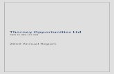 Thorney Opportunities Ltd · 2019-10-10 · Thorney Opportunities Ltd is a disclosing entity under the Corporations Act 2001 and currently considered an investment entity pursuant