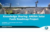 Knowledge Sharing: ARENA Solar Fuels Roadmap Project · Dedicated report prepared for ARENA (Dec 2015) –Japan is a major trade partner and potential market –Strong international